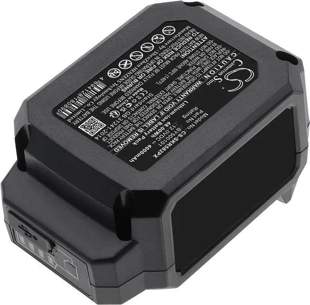 Alt view image 2 of 5 - 12.0V 4000mAh BY500101 Battery Replacement is PWRCORE 12 Brushless 12V 1/2" IF5943-00 CR541802 DL527502 PWRCORE 12 Brushless 12V Comp CB74290 PWRCORE 12 Brushless 12V 3/8"