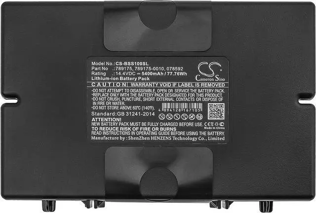 Alt view image 6 of 6 - ELMEKO Replacement for Battery Compatible Bose 078592, 789175, 789175-0010 S1 Pro, S1 Pro Multi-Position PA Syste, S1 Pro System (5400mAh/14.4V)