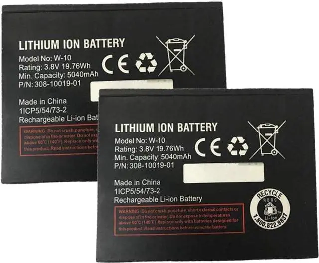 Alt view image 4 of 6 - W-10 Battery Replacement for Nighthawk Router/Modem M1 MR1100(3.8V 19.76Wh 5040mAh)