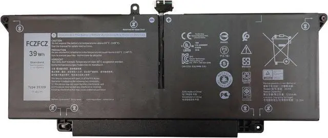 Main image of 35J09 Battery Replacement for Dell Latitude 7310 7410 / Latitude 7410 Chromebook Enterprise Series JHT2H Y7HR3 WY9MP XMV7T 4V5X2 HRGYV 009YYF 11.4V 39Wh 3255mAh