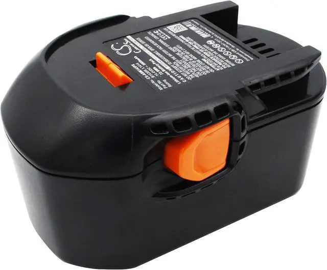 Alt view image 2 of 5 - Battery Compatible with AEG BSB 14 STX-R, BSB 14G, BSS 14, FL 14, SB2E 14.4 T Super Torque, ZB2E 14 STX, Part Number: 4935413106, 4935416790, B14.4, B1414G, B1415R, 5000mAh