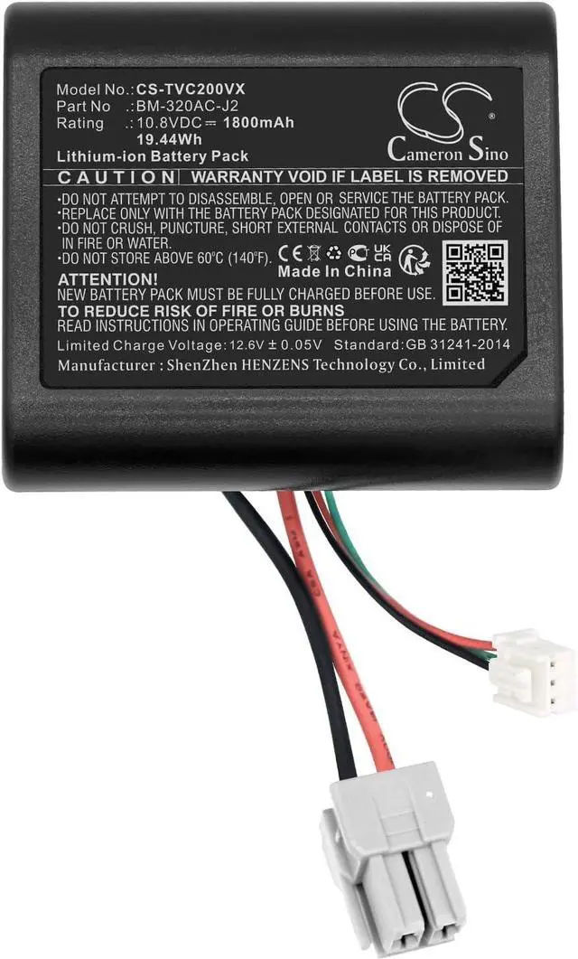 Alt view image 5 of 5 - VI VINTRONS Battery for Toshiba VC-CLS1, VC-CLS11, VC-CLS2 BM-320AC-J2,