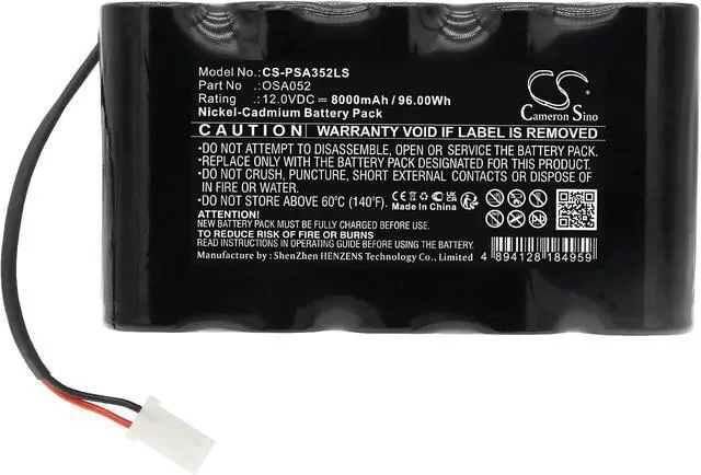 Alt view image 3 of 5 - 8000mAh Replacement Battery for Powersonic A35241 OSA052 (12.0V)
