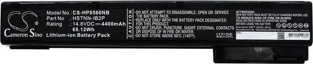 Alt view image 5 of 5 - HongCSL New Replacement Battery for EliteBook 8560w, EliteBook 8570w, EliteBook 8760w, EliteBook 8770w (4400mAh / 65.12Wh) 632113-151, 632114-421, 632425-001, 632427-001, HSTNN-F10C