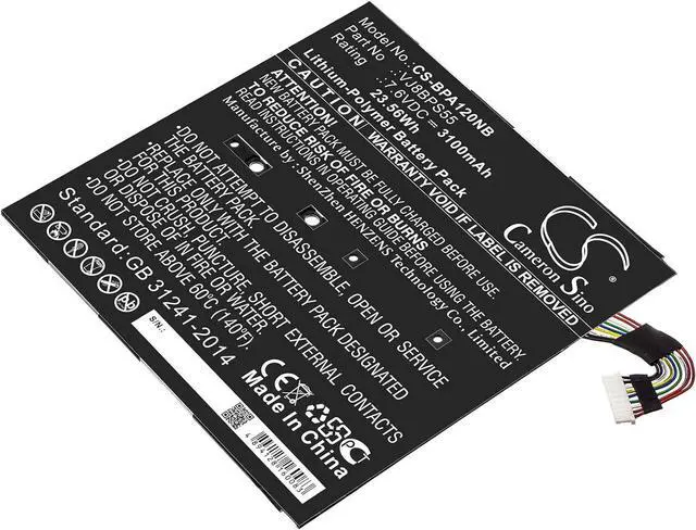 Main image of HongCSL New Replacement Battery for VAIO A12 (3100mAh / 23.56Wh) VJ8BPS55