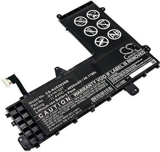 Main image of HongQJY New Replacement Battery for E502M, E502MA, Eee Book E502MA, Eeebook E502MA-XX0004D, EeeBook E502MA-XX0079B (4050mAh) 0B200-01430000, B31N1427