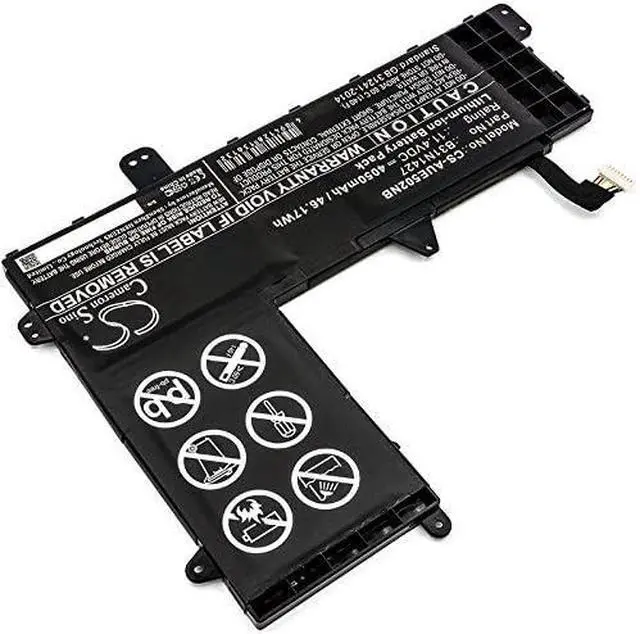 Alt view image 2 of 2 - HongQJY New Replacement Battery for E502M, E502MA, Eee Book E502MA, Eeebook E502MA-XX0004D, EeeBook E502MA-XX0079B (4050mAh) 0B200-01430000, B31N1427