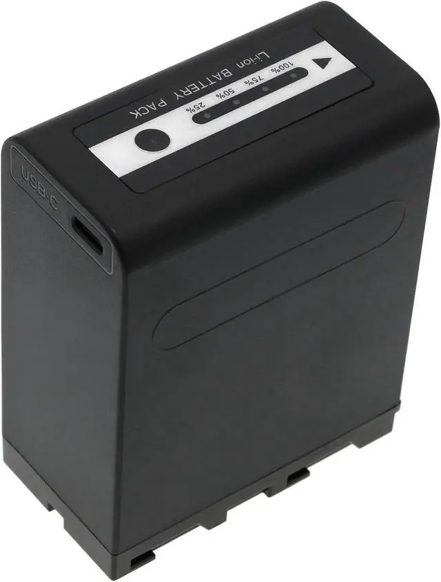 Alt view image 4 of 6 - ELMEKO Replacement for Battery Compatible Sony NP-F970, NP-F970/B, NP-F975, XL-B2, XL-B3, HVL-ML20 (Marine Light), HVR-HD1000U, HVR-M10C (Videocassette Record, HVR-M10N (10400mAh/7.4V)