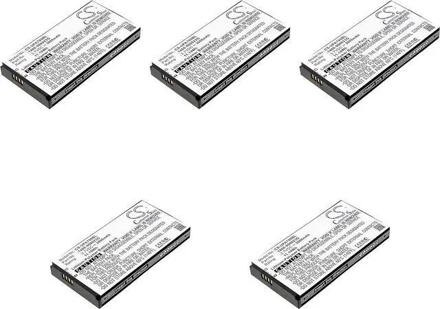 Main image of 5 Pcs 3.7V 1400-900035G 1400-900033G S12GT301A S12GT1301A 1400-900023G Battery Replacement for Unitech PA720 PA700 PA700MCA