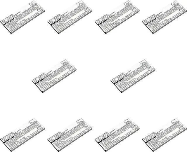 Main image of 10 Pcs Battery Replacement for 8800 74-102376-01 CP-BATT-8821 GP-S10-374192-010H