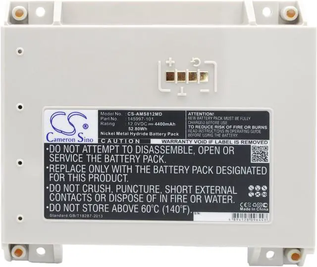 Alt view image 5 of 5 - 12v Compatible with Battery Alaris Systems BK-45A10U1A, OM11322, TC10010669 Rev 02 8015 Medication Safety System, 8100, 8100 Medication Safety System, 8110