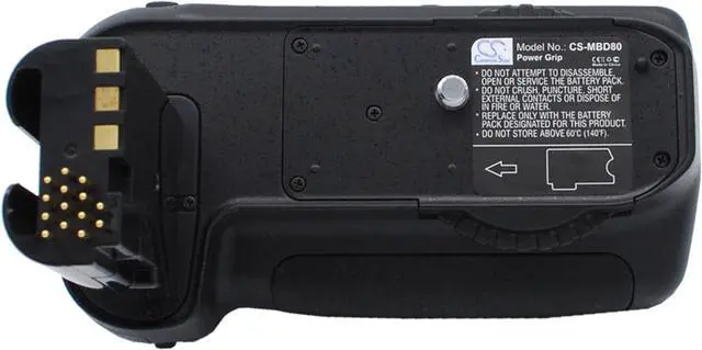 Alt view image 4 of 4 - Replacement for Battery Compatible NIK0N MB-D80 D80, D90