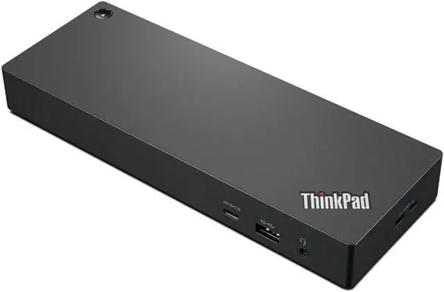 Alt view image 5 of 6 - Lenovo ThinkPad Thunderbolt 4 Workstation Dock 230W 4K Support, HDMI, USB-C, DisplayPort, Bundled with Bluetooth Mini U Speaker with Built-in Mic, 4 Hour Playback