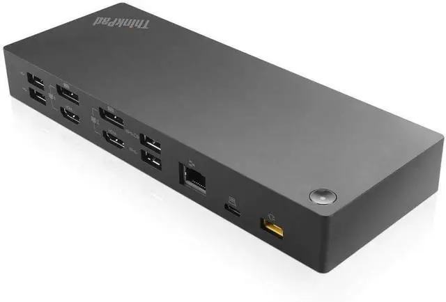 Alt view image 3 of 6 - LXT Thunderbolt 3 Dock-60W Charging, Dual 4K@60Hz Display, 2X Thunderbolt 3 up to 40Gb/s, DP1.4, 4X USB 3.0 Ports, SD Card Slot, Gigabit Ethernet for MacOS and Windows Laptops (Upgrade)