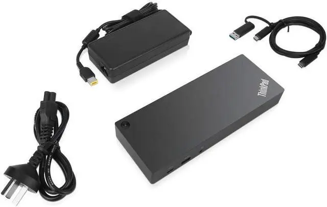 Alt view image 6 of 6 - LXT Thunderbolt 3 Dock-60W Charging, Dual 4K@60Hz Display, 2X Thunderbolt 3 up to 40Gb/s, DP1.4, 4X USB 3.0 Ports, SD Card Slot, Gigabit Ethernet for MacOS and Windows Laptops (Upgrade)