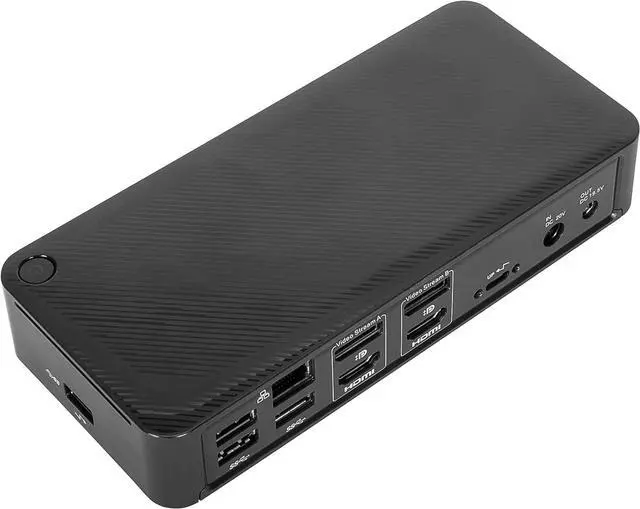 Main image of Targus USB-C Docking Station, Universal USB-C DV4K, Dual Monitor, HDMI, 100W Power Delivery - Black (DOCK182EUZ)