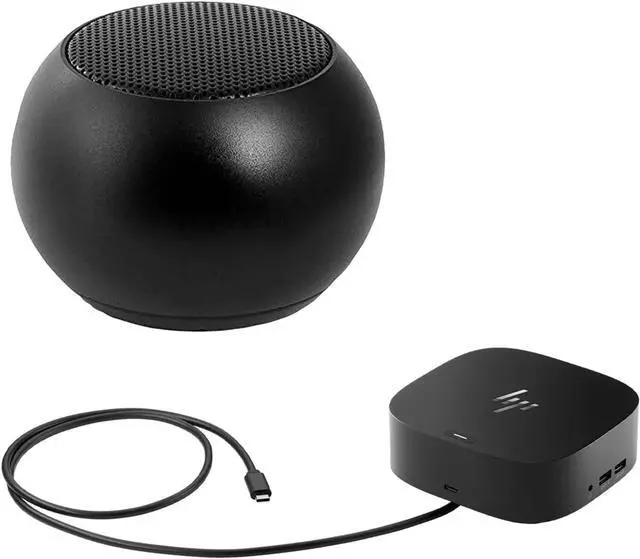 Main image of HP USB-C G5 100W Dock with Bluetooth Mini Speaker, Compatible with EliteBook 830,835,840,845,850,860,865 (G8-11), ProBook 430,440,450,455 (G8-11), ZBook Firefly, Fury, Studio(G8-11)