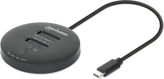 Main image of Dual-Bay M.2 NVMe Clone SSD Docking Station