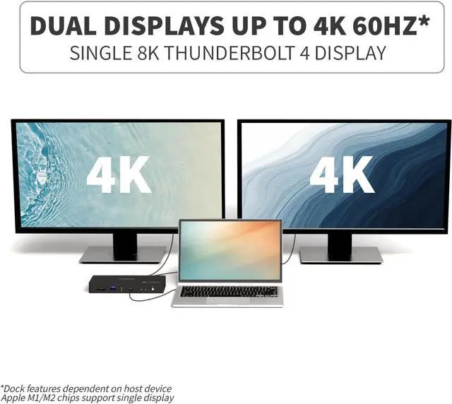 Alt view image 2 of 3 - CODi CentroT4 10-in-1 Thunderbolt 4 Docking Station