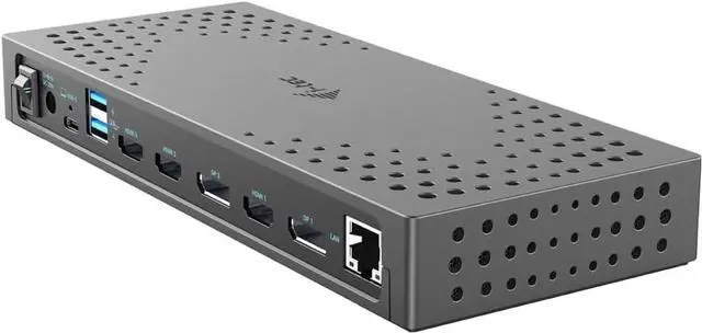 Alt view image 2 of 7 - i-tec USB 3.0 / USB-C/Thunderbolt, 3x 4K Docking Station Gen 2 + Power Delivery 100W