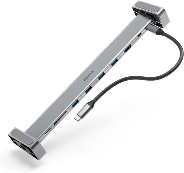 Main image of Hama USB Hub 4 Ports 480 Mbps White 00200103 Degree 9 in 1