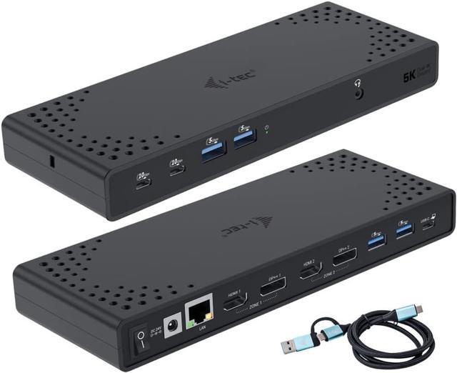 Main image of I-TEC USB-A/C TB Dual Dock Dual Display Dock PD 100 W