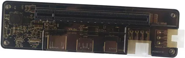 Alt view image 3 of 7 - Gadpiparty External Laptop Graphics Card for Easy Graphics Expansion Supports -e Interface Power Output Compatible Multiple Systems Random Style