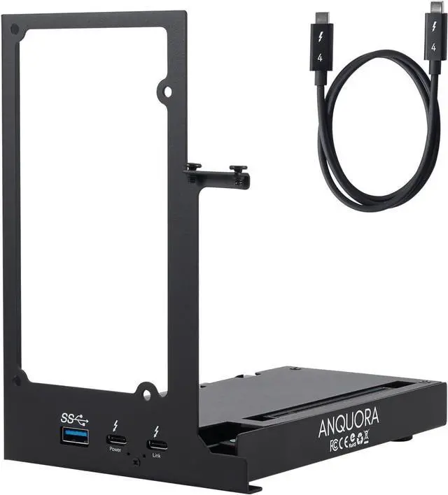 Main image of ANQ-L336 Mini eGPU Enclosure 40Gbps Thunderbolt3/4 USB4 for Laptop Compatible with Win/Linux/MacOS, PCIe External GPU Dock with PD 85W, Support NVIDIA/AMD, Daisy Chain, DC/ATX/SFX/Flex