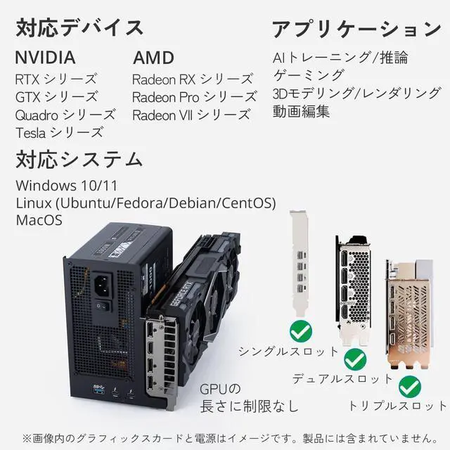 Alt view image 2 of 6 - ANQ-L336 Mini eGPU Enclosure 40Gbps Thunderbolt3/4 USB4 for Laptop Compatible with Win/Linux/MacOS, PCIe External GPU Dock with PD 85W, Support NVIDIA/AMD, Daisy Chain, DC/ATX/SFX/Flex