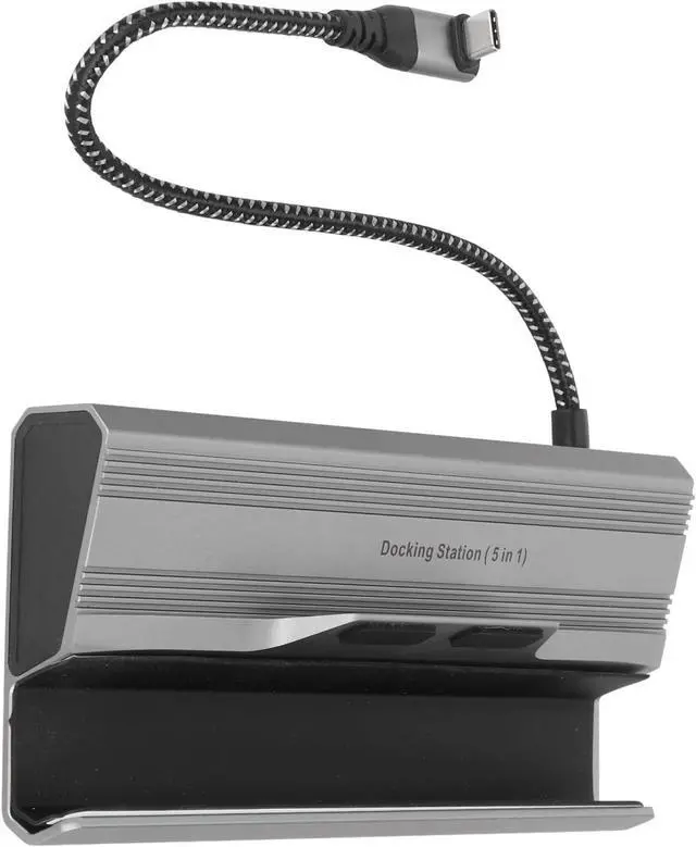 Alt view image 2 of 7 - 5 in 1 Docking Station for Steam Deck, Compatible with ROG Ally, iOS, with Gigabit Ethernet, 100W PD, 3xUSB3.0, 4K60Hz Output