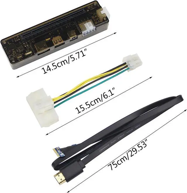Alt view image 5 of 7 - PCI-E GDC External Video Card Dock/Laptop Station