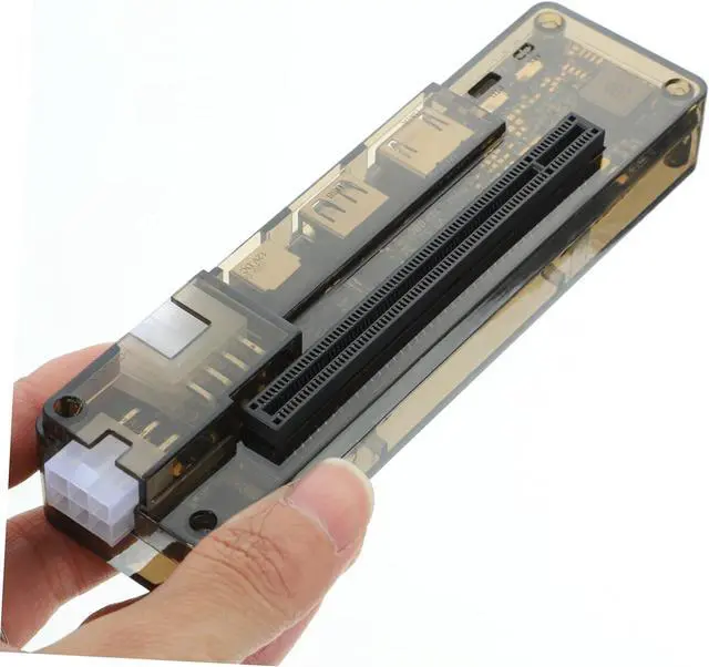 Alt view image 6 of 7 - MERRYHAPY External Laptop Graphics Card Dock for Gaming Pci Expansion Station Support Compatible Systems for Enhanced Graphics Performance Random Style