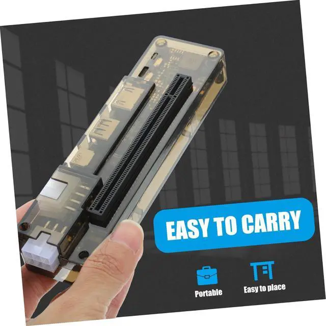 Alt view image 5 of 7 - MERRYHAPY External Laptop Graphics Card Dock for Gaming Pci Expansion Station Support Compatible Systems for Enhanced Graphics Performance Random Style