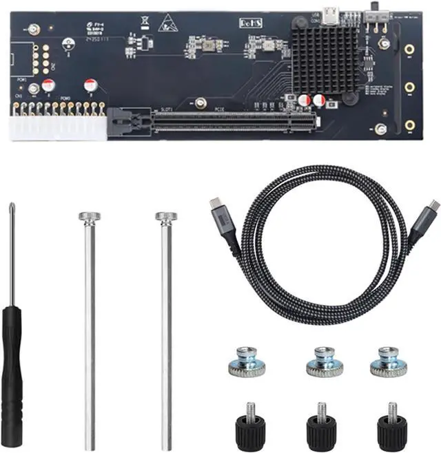 Main image of 40Gbps Efficient USB Type C External GPU Dock Station Supports RTX3060 and GTX1060 Fast Installation with Bracket