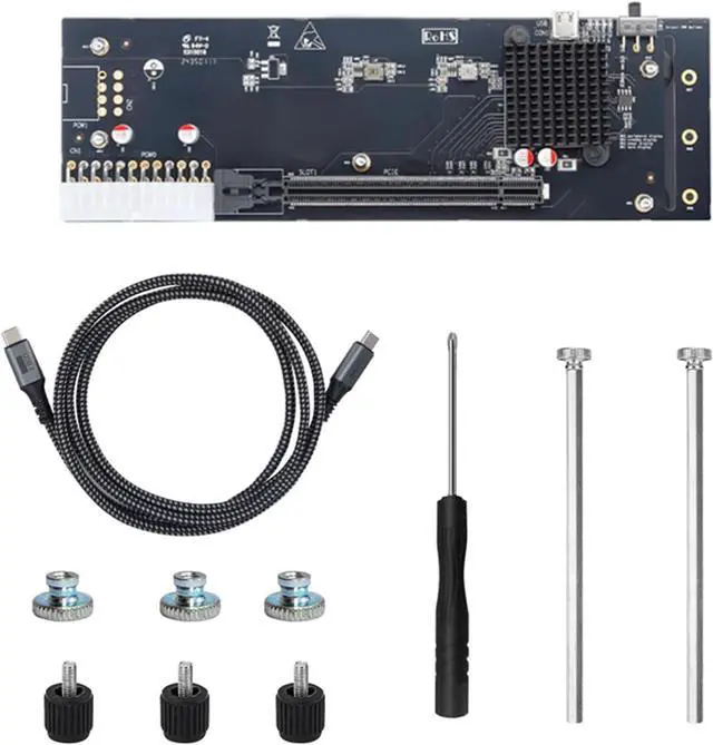 Alt view image 4 of 7 - 40Gbps Efficient USB Type C External GPU Dock Station Supports RTX3060 and GTX1060 Fast Installation with Bracket