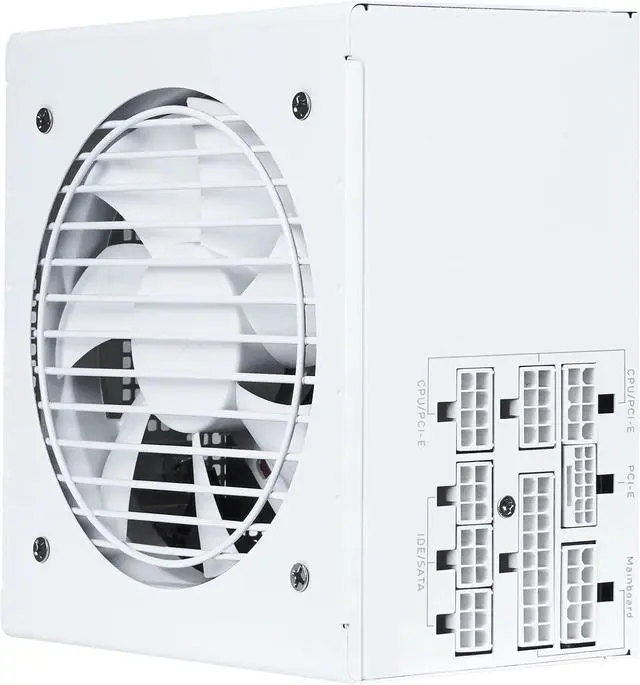 Alt view image 6 of 6 - SAMA White 850W Power Supply - Fully Modular 80 Plus Gold Certified ATX 3.1 & PCIE 5.1 Compliant Power Supply, Supports RTX 30/40 Series GPUs