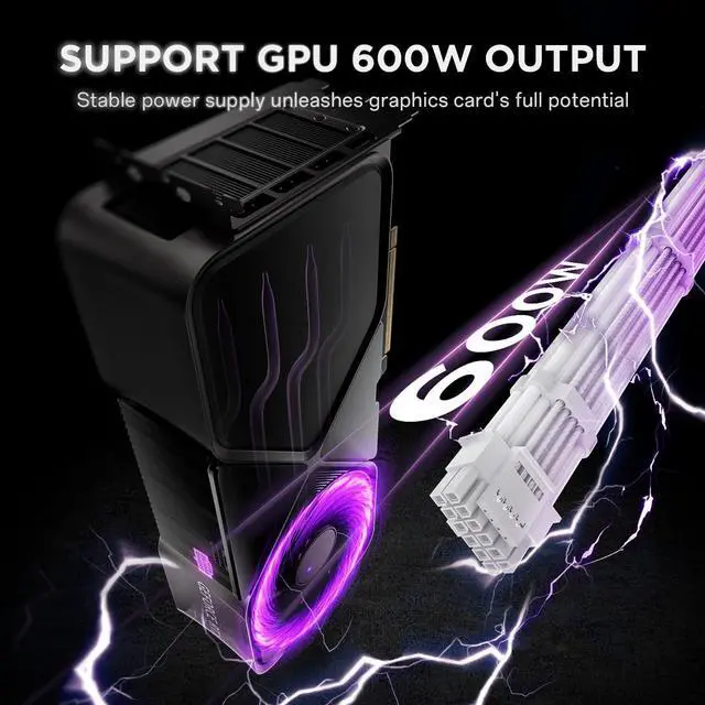 Alt view image 6 of 7 - AsiaHorse 12VHPWR PSU Extension Cable Kit for RTX 50/40 Series, 16AWG Pcie 5.0 Cable Extension Kit Soft Braided 16PIN to 16PIN Cable Kit, 24pin ATX /4+4pin EPS /12+4pin 30CM