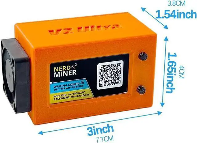 Alt view image 3 of 7 - NerdMiner V2 Ultra 250KH/S Donald Trump Edition - Low Power, Fan-Cooled BTC Miner with T Display S3, Lucky Solo Lottery Mining, High Efficiency for Cryptocurrency Enthusiasts