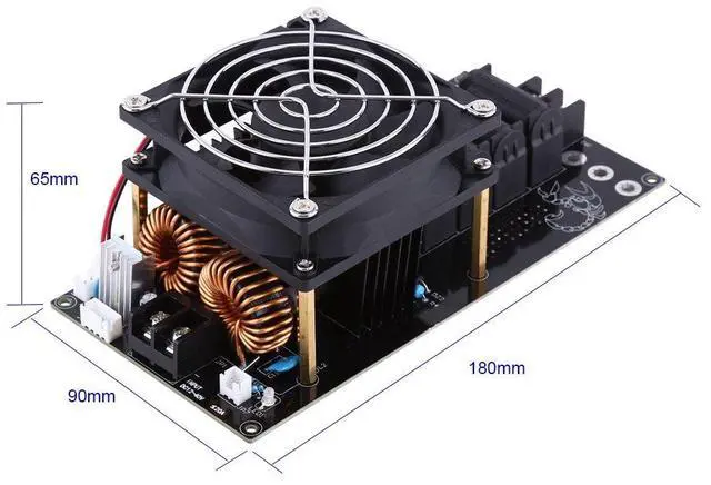 Alt view image 2 of 6 - DC12-36V 20A 1000W DIY ZVS Induction Heating Board Power Supply Module Heater with Copper Tube,Replacement Parts