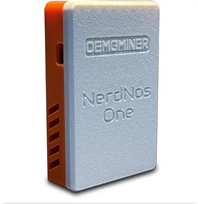 Alt view image 2 of 7 - NerdMiner Nerdnos One - 200GH/s 8W Bitcoin Asic Miner Win 3.125 BTC Solo Lottery Miner with Low Power Consumption WiFi Connection with USB-C Cable