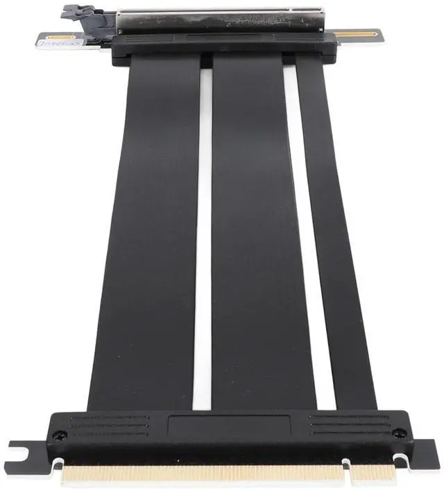 Alt view image 3 of 7 - PCIe Gen5 X16 Riser Cable for RTX 3090 3080TI High Speed Extension Cable for GPUs in ITX Chassis and Gaming Setups