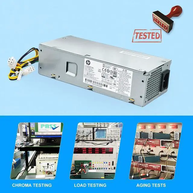 Alt view image 7 of 7 - Upgraded D18-180P1A L08404-002 180W Power Supply L07658-003 PSU Compatible with HP ProDesk 400 G5 SFF 600 G3 SFF,901764-003 L07658-001 PA-1181-3HB DPS-180AB-30A 901765-003 D18-180P1A Power Supply