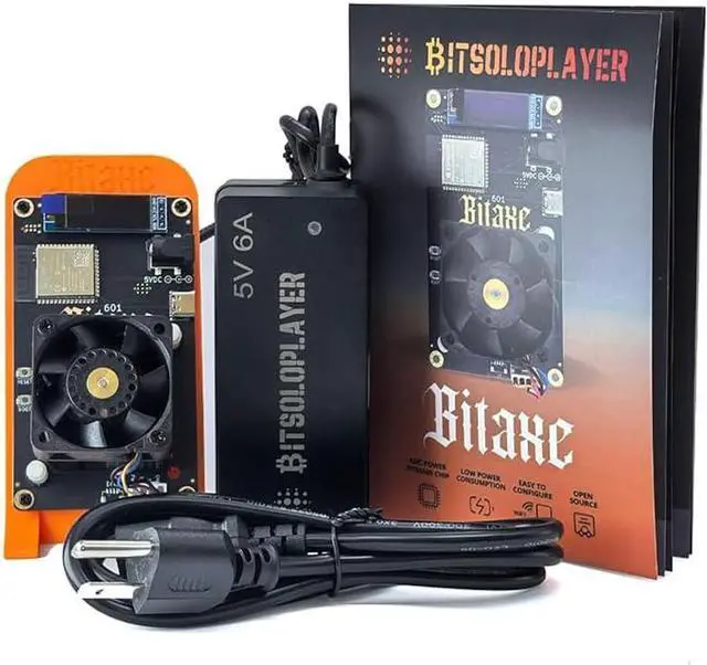 Main image of 2025 Latest Bitaxe Gamma 601 Bitcoin Miner 1.2TH/S SHA-256 Asic Chip Low Noise Crypto Miner 2.4G WiFi 18W Bitcoins Mining Machine BTC Miner Home Use