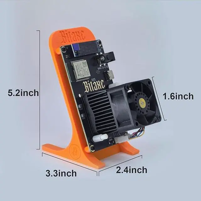 Alt view image 4 of 5 - 2025 Latest Bitaxe Gamma 601 Bitcoin Miner 1.2TH/S SHA-256 Asic Chip Low Noise Crypto Miner 2.4G WiFi 18W Bitcoins Mining Machine BTC Miner Home Use