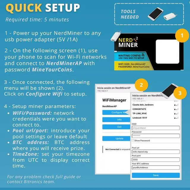 Alt view image 7 of 7 - Bitcoins Miner V2 Dongle USB 75KH 1W T-Display S3 Bitcoin Solo Lottery Miner Win 3.125 BTC with Low Power Consumption1PCS