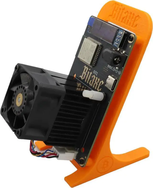 Alt view image 3 of 7 - Open Source Bitcoin Miner Bitaxe Gamma 601 Solo Miner 1.2TH/S 18W BM1370 from Antminer S21 Pro Asic Bitcoin Miner with Stand and PSU