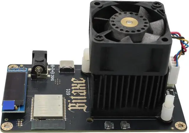 Alt view image 5 of 7 - Open Source Bitcoin Miner Bitaxe Gamma 601 Solo Miner 1.2TH/S 18W BM1370 from Antminer S21 Pro Asic Bitcoin Miner with Stand and PSU