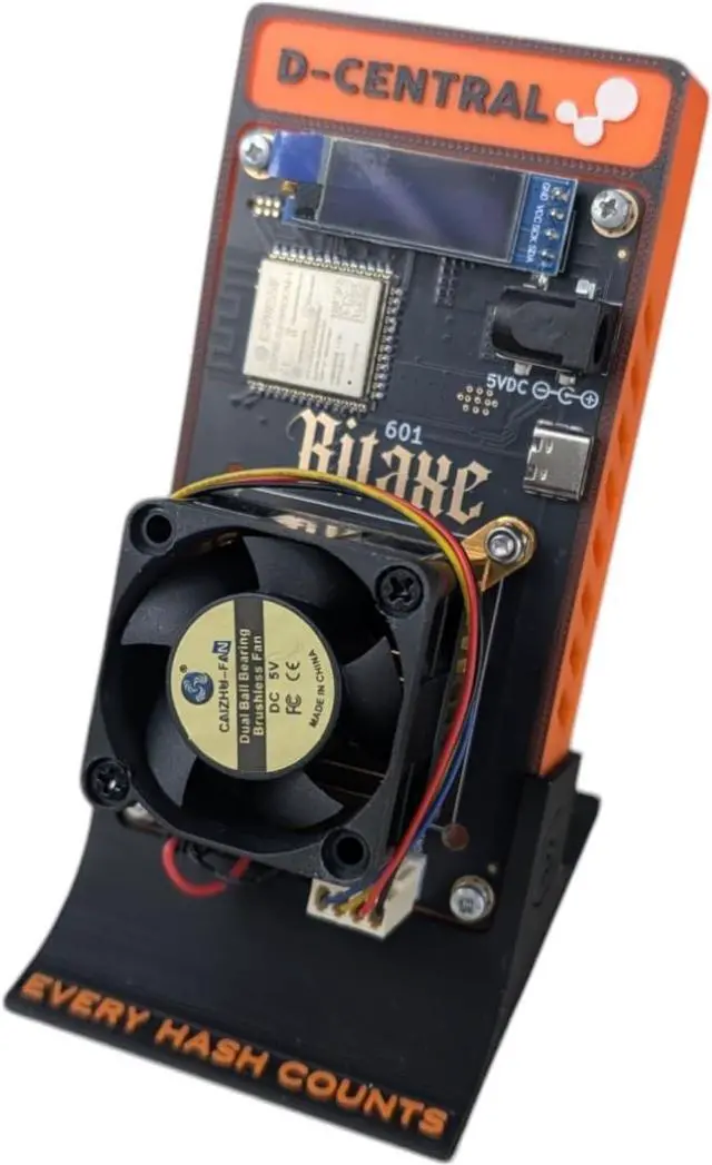 Main image of Bitaxe Gamma Bitcoin ASIC Miner | 1.2 TH/s BM1370 Chip | 15 J/TH Energy-Efficient | Open-Source Design | WiFi Enabled | OLED Display | Plug-and-Play Solo Miner
