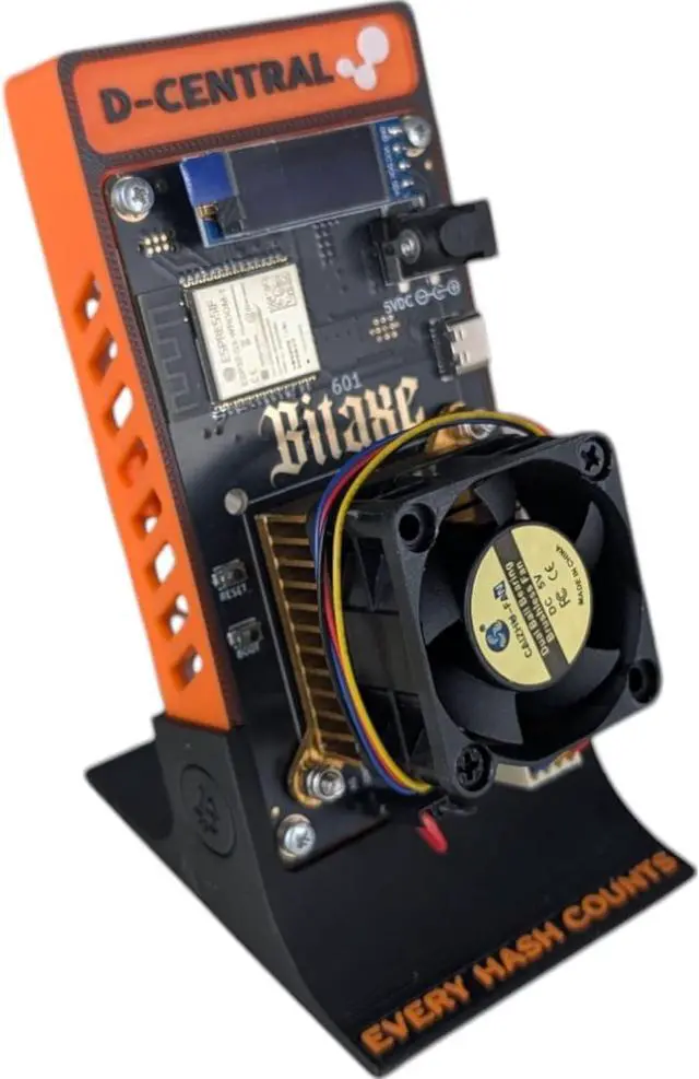 Alt view image 3 of 4 - Bitaxe Gamma Bitcoin ASIC Miner | 1.2 TH/s BM1370 Chip | 15 J/TH Energy-Efficient | Open-Source Design | WiFi Enabled | OLED Display | Plug-and-Play Solo Miner