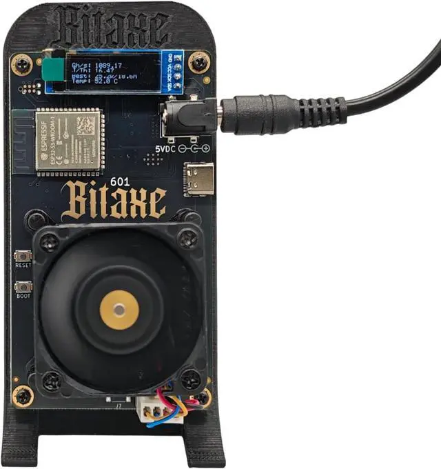 Alt view image 2 of 7 - New Low Noise Bitaxe Gamma 601 Solo Bitcoin Miner 1.2TH/s 2.4gh WiFi ASIC Miner Home BTC Miners Cryptos Miner Mining from Antminer S21 Pro